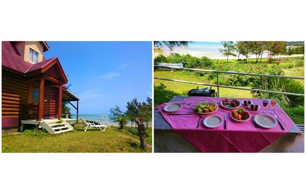 Garden Beach House Motobu Bagian luar foto