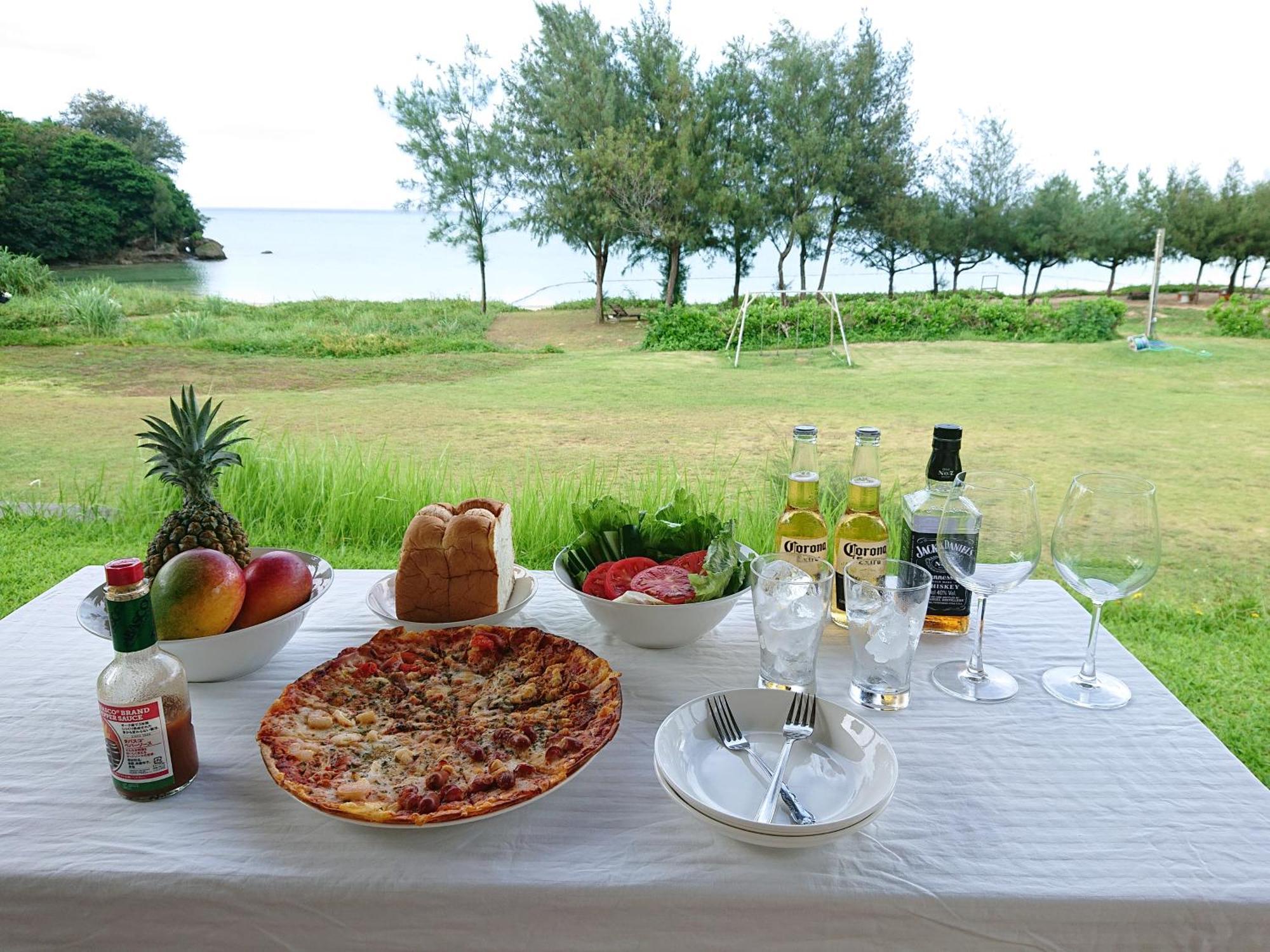 Garden Beach House Motobu Ruang foto